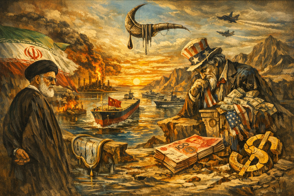 De strijd om de Straat van Hormuz: petrodollar en de nieuwe wereldorde